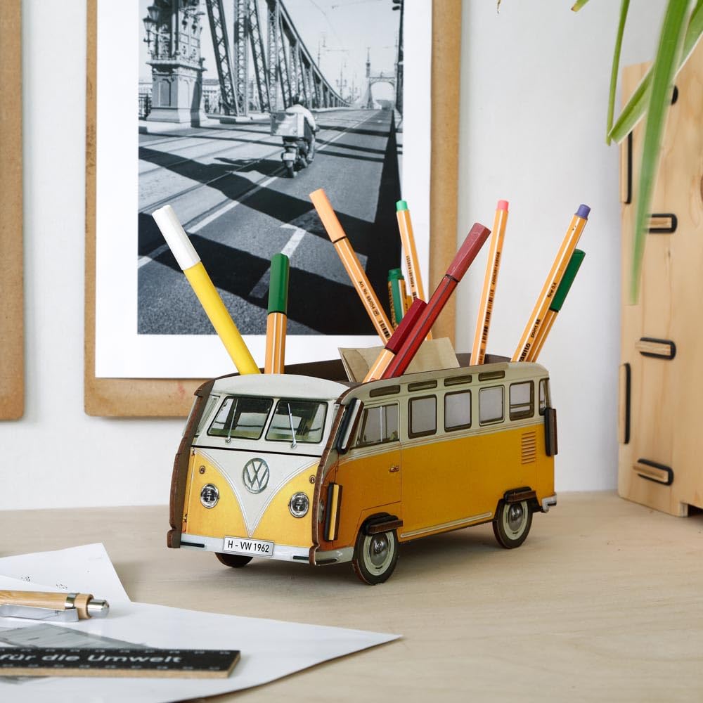 Amazon.co.jp: WERKHAUS ペンボックス VW-Bus(イエロー) : 文房具